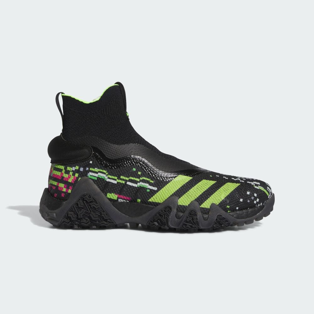 

Кроссовки Adidas Code Chaos Raceless Glitch, цвет Black/Lucid Lemon/Grey Five