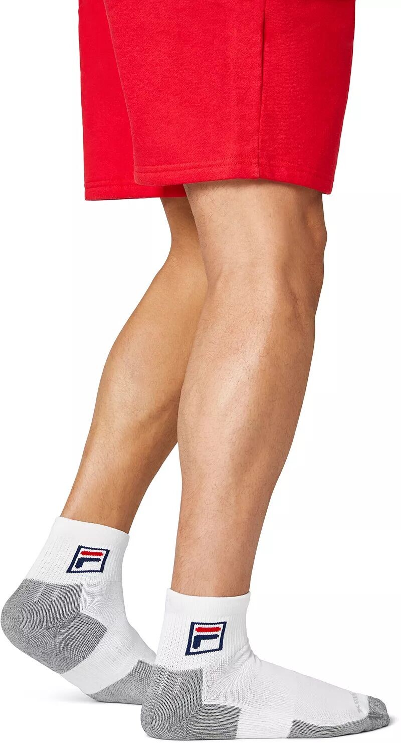 Теннисные носки Fila DryMax Quarter Crew, белый
