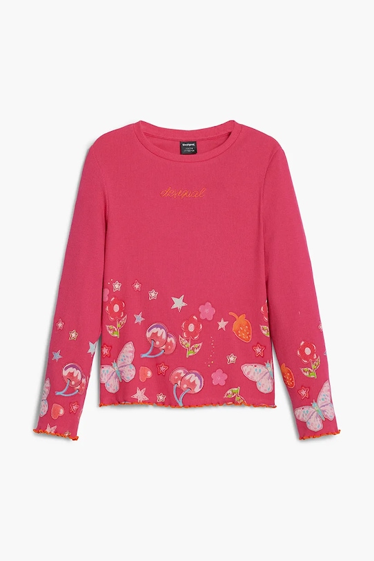 

Детская водолазка Desigual, розовый