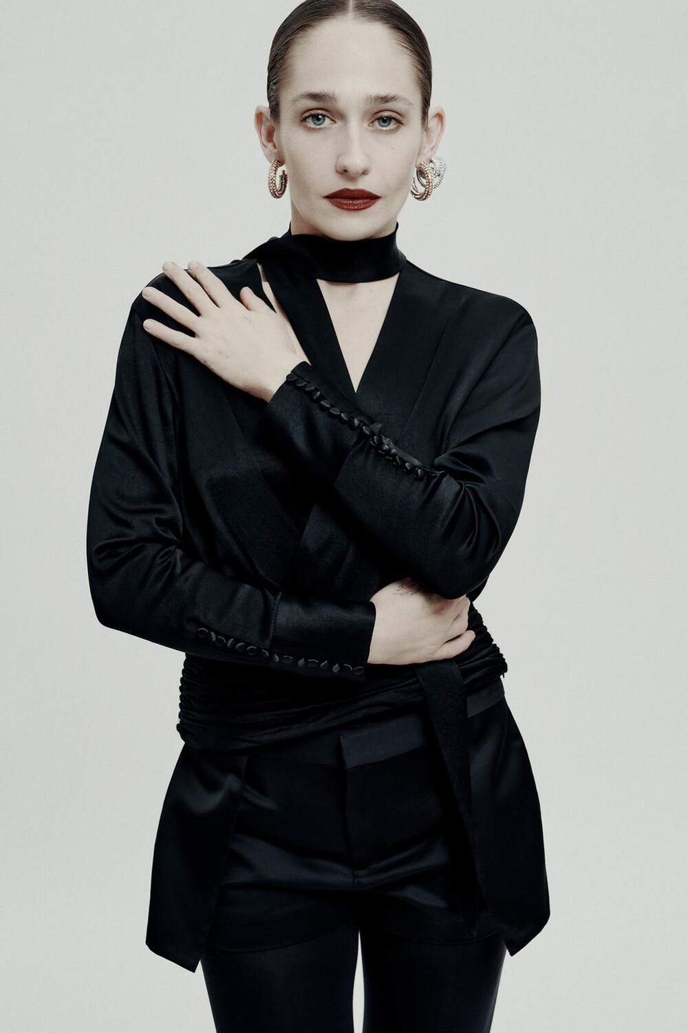 

Шорты ZARA, черный