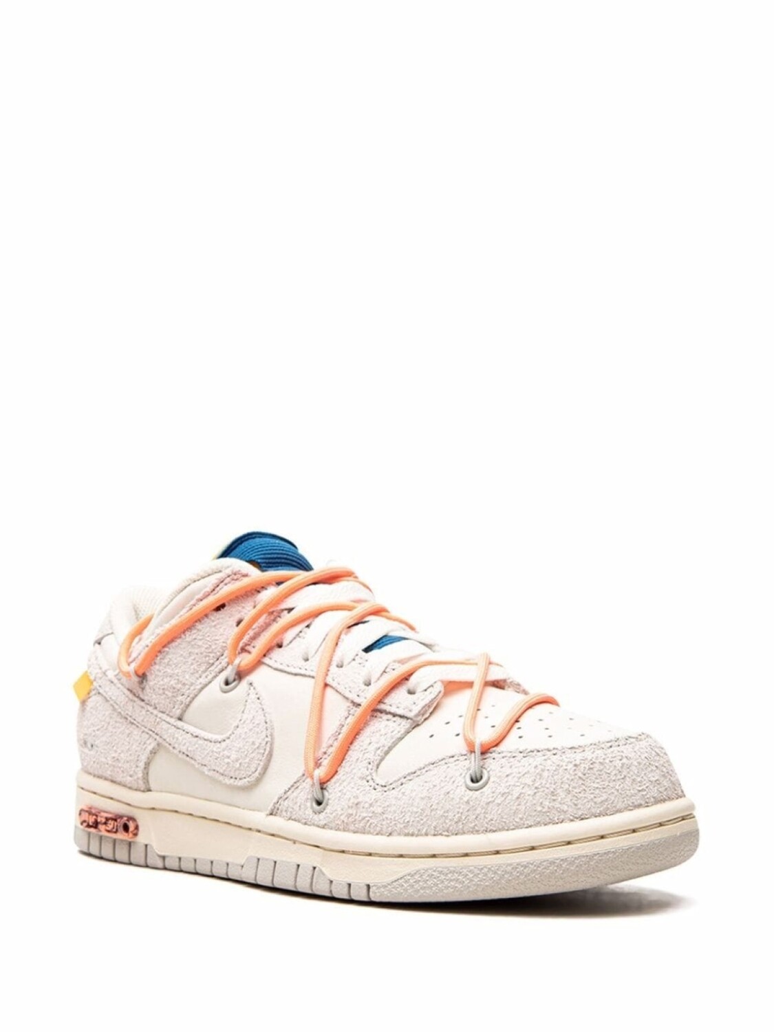 Кроссовки Dunk Low из коллаборации с Off-White Nike X Off-White, серый — фото 2