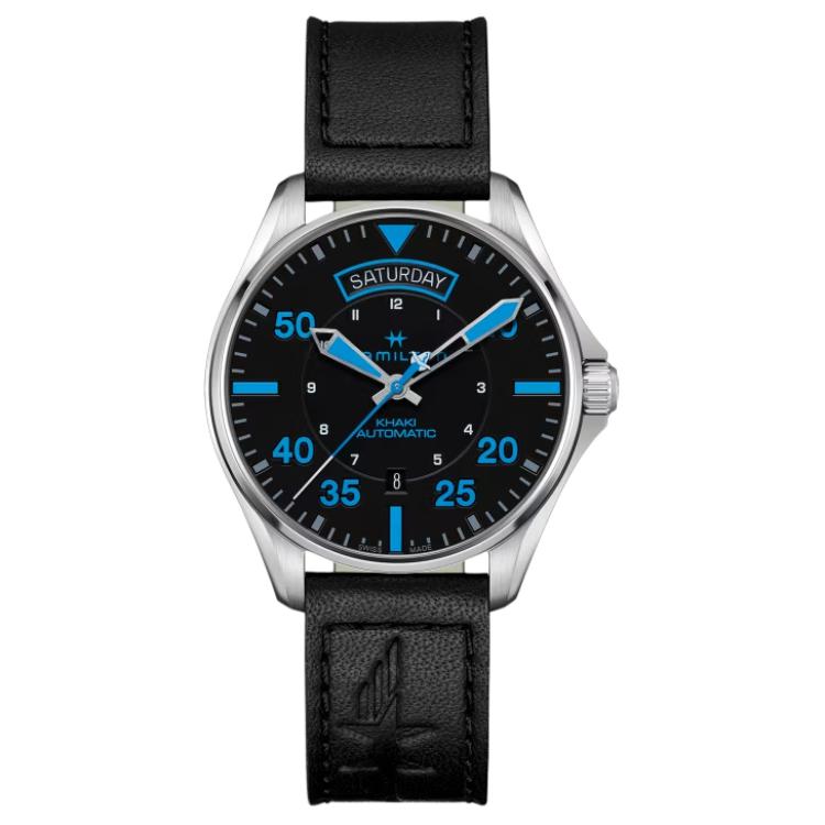 

Hamilton Часы Khaki Aviation Khaki Pilot Day Date Air Zermatt Auto H64625731, Black Dial