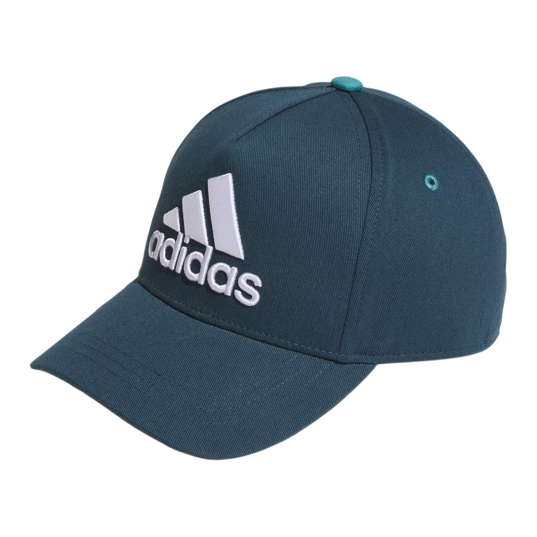 

Adidas Хлопковая бейсболка унисекс синяя, Blue