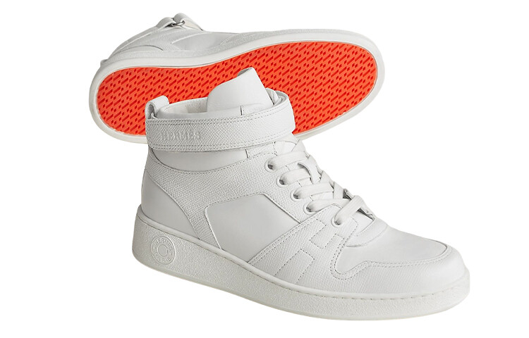Кроссовки для скейтбординга Freestyle женские, высокие, белые Hermes — фото 4
