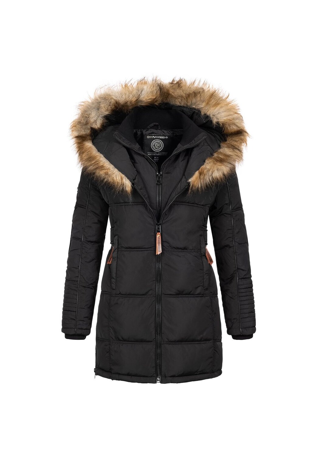 

Зимняя куртка с капюшоном, стандартного кроя GEOGRAPHICAL NORWAY, черный