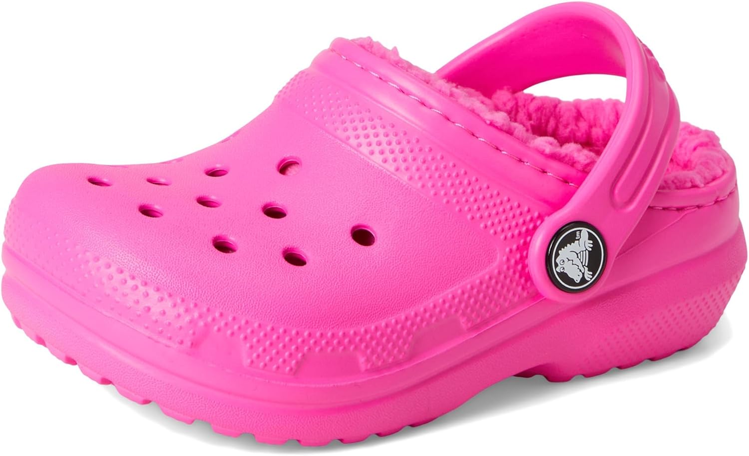

Детские классические сабо Crocs с подкладкой, Pink Crush/Pink Crush