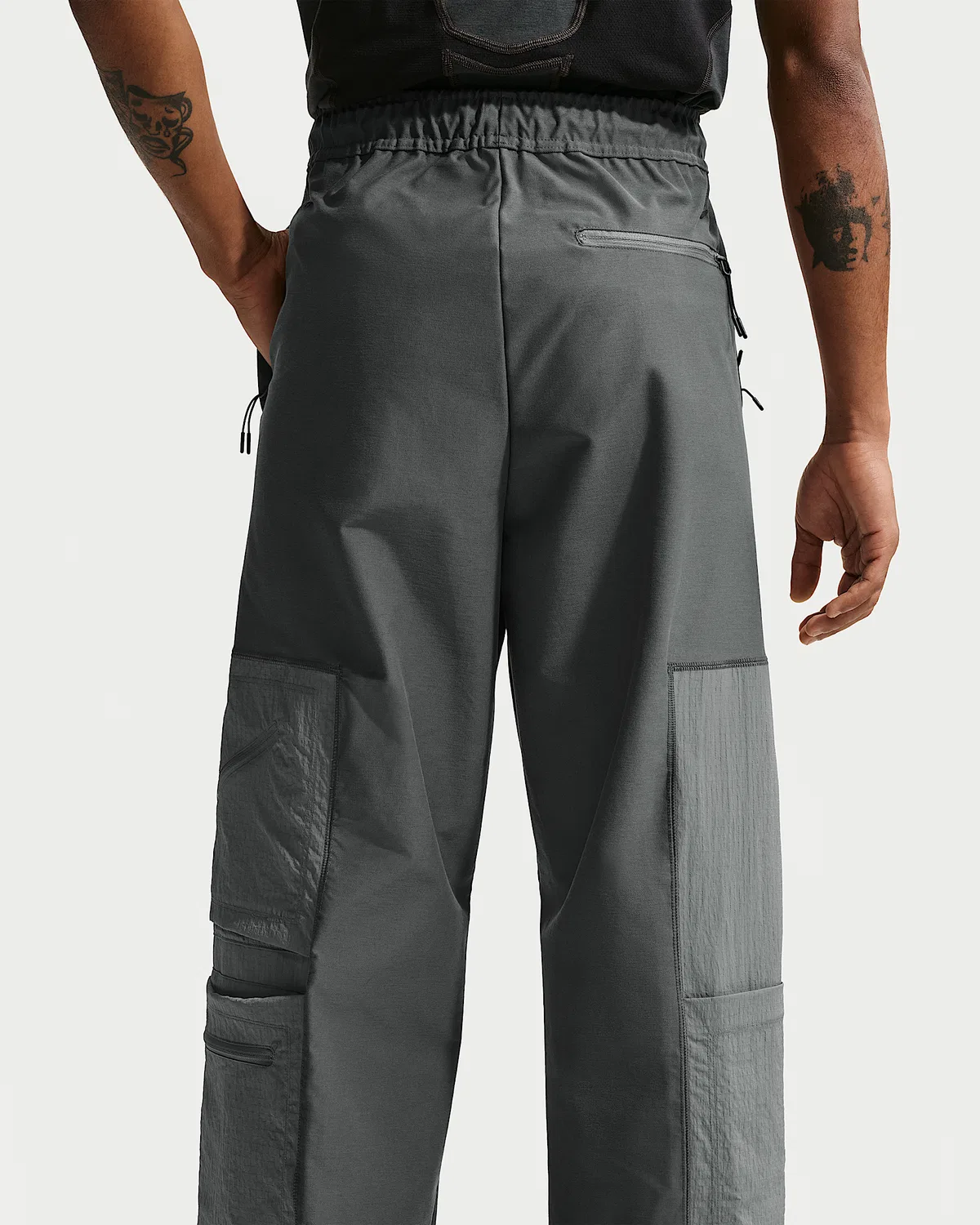 Мужские спортивные штаны Nike Tech Dri-FIT Shori Knit Utility, Iron Grey/Pencil Point/Black — фото 3