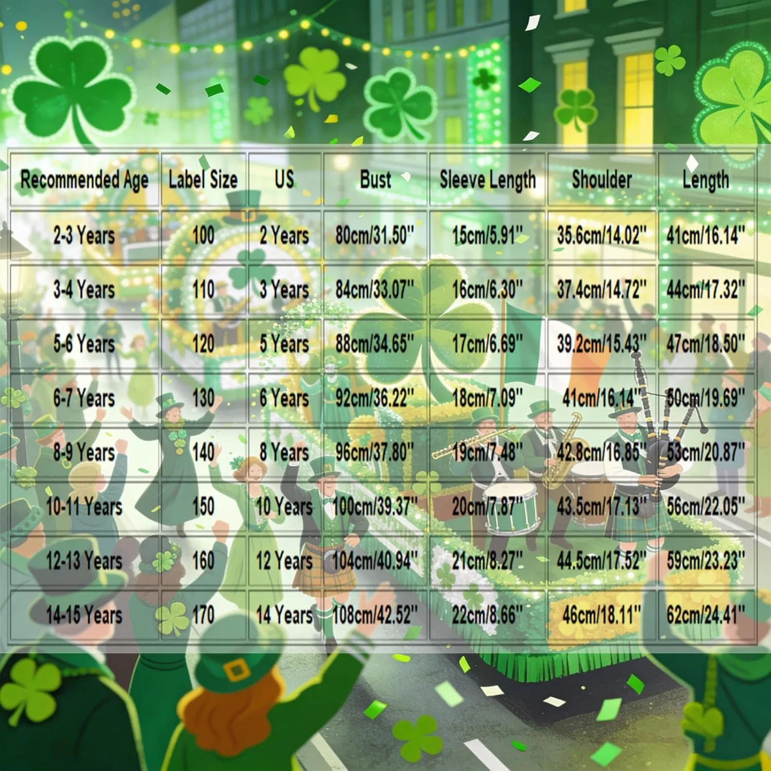 Футболка с коротким рукавом St. Patrick's Day, Zzalalana, мультиколор — фото 3