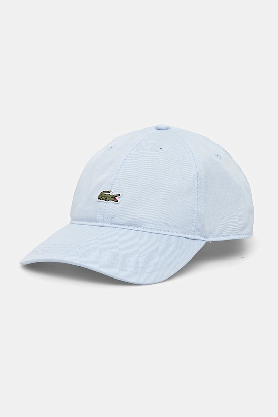

Хлопковая кепка с козырьком Lacoste, синий