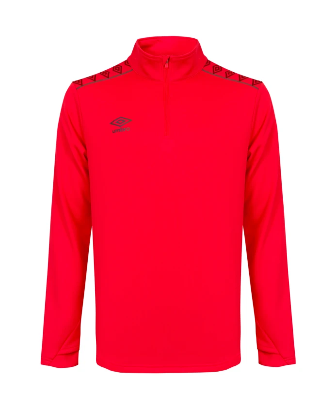 

Толстовка Teamwear на полумолнии Umbro, красный