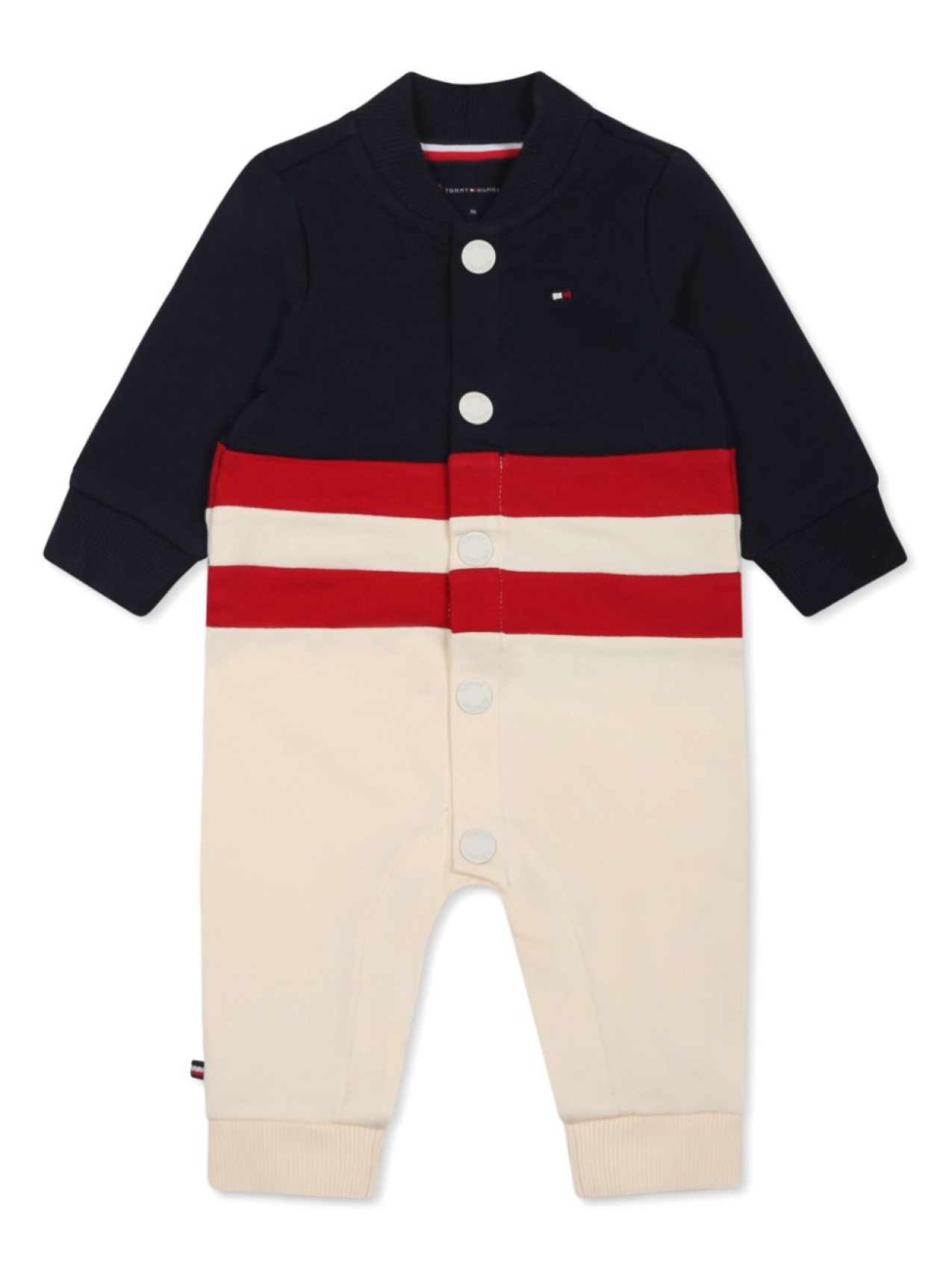 

Tommy Hilfiger Junior комбинезон с вышитым логотипом, нейтральный цвет