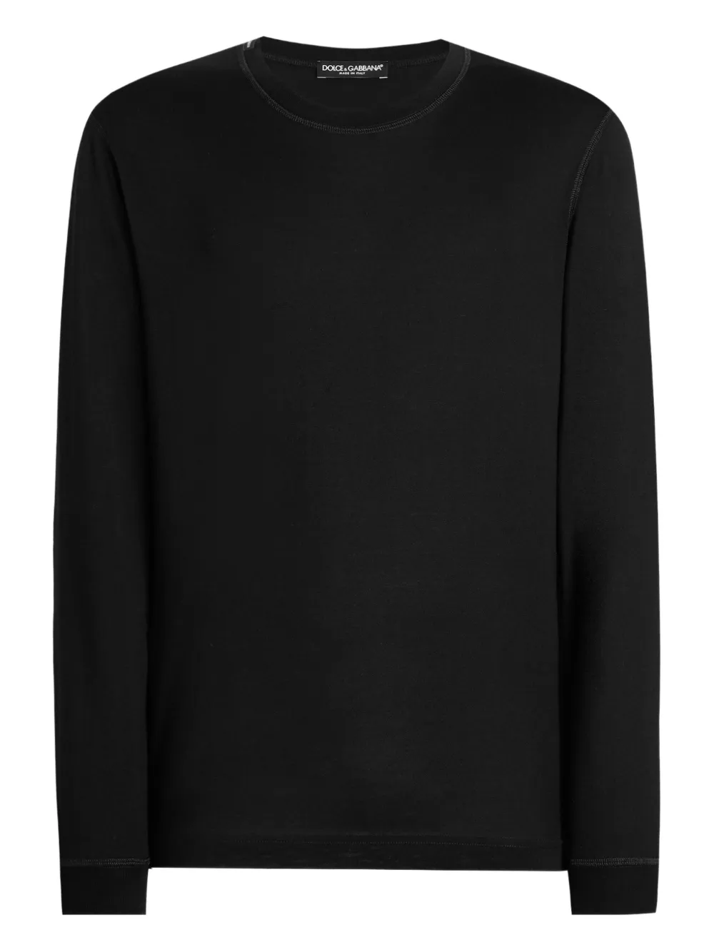 

Футболка с длинными рукавами DOLCE & GABBANA, черный