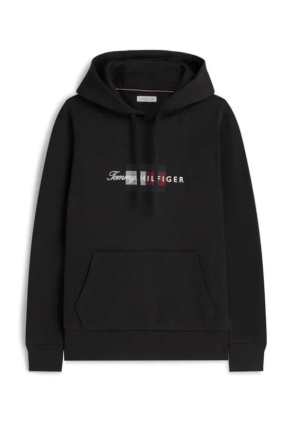 Толстовка с капюшоном Tommy Hilfiger, черный — фото 4
