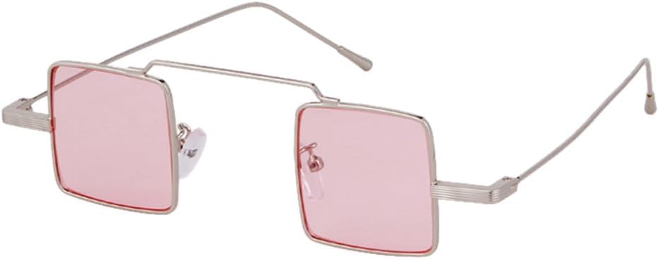 

MUTYNE Маленькие квадратные солнцезащитные очки для мужчин, модные, тонкие, с металлической оправой, в стиле ретро, ​​стимпанк, солнцезащитные очки для женщин, черные, C6