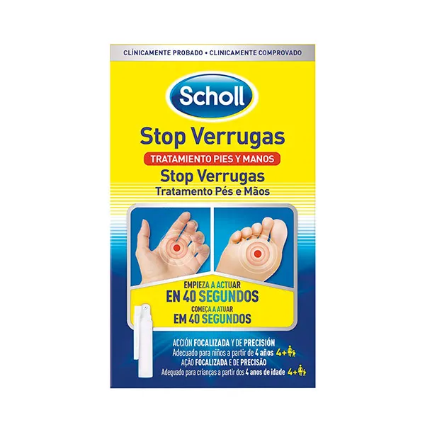 

Лечение ног и рук Stop Verrugas Scholl, 80 ml