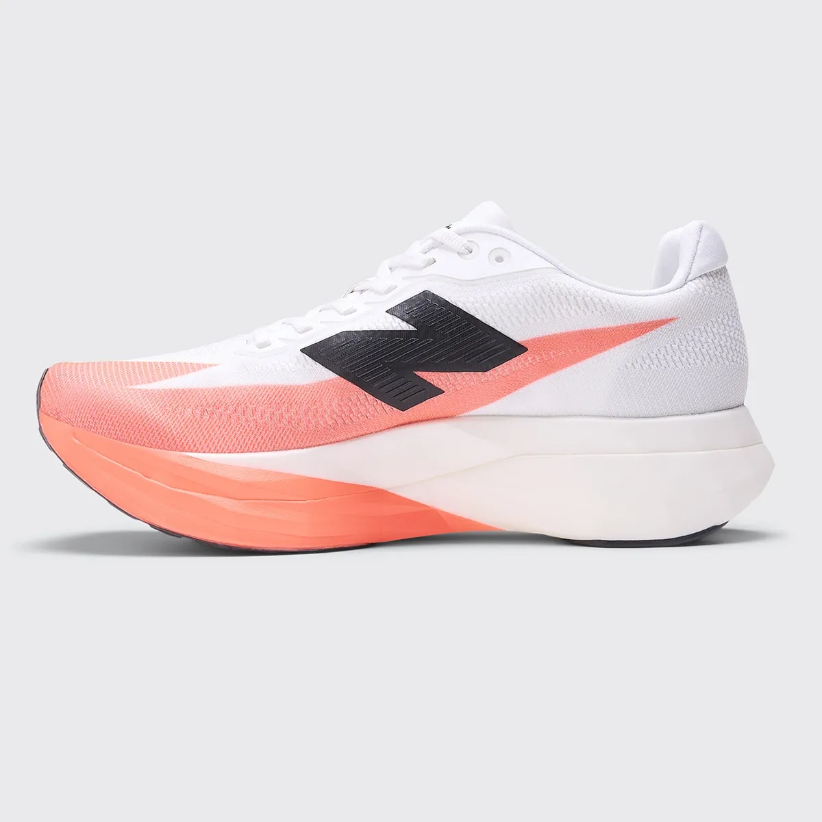 Женские кроссовки для бега FuelCell SuperComp Elite v5 New Balance, белый/оранжевый — фото 3