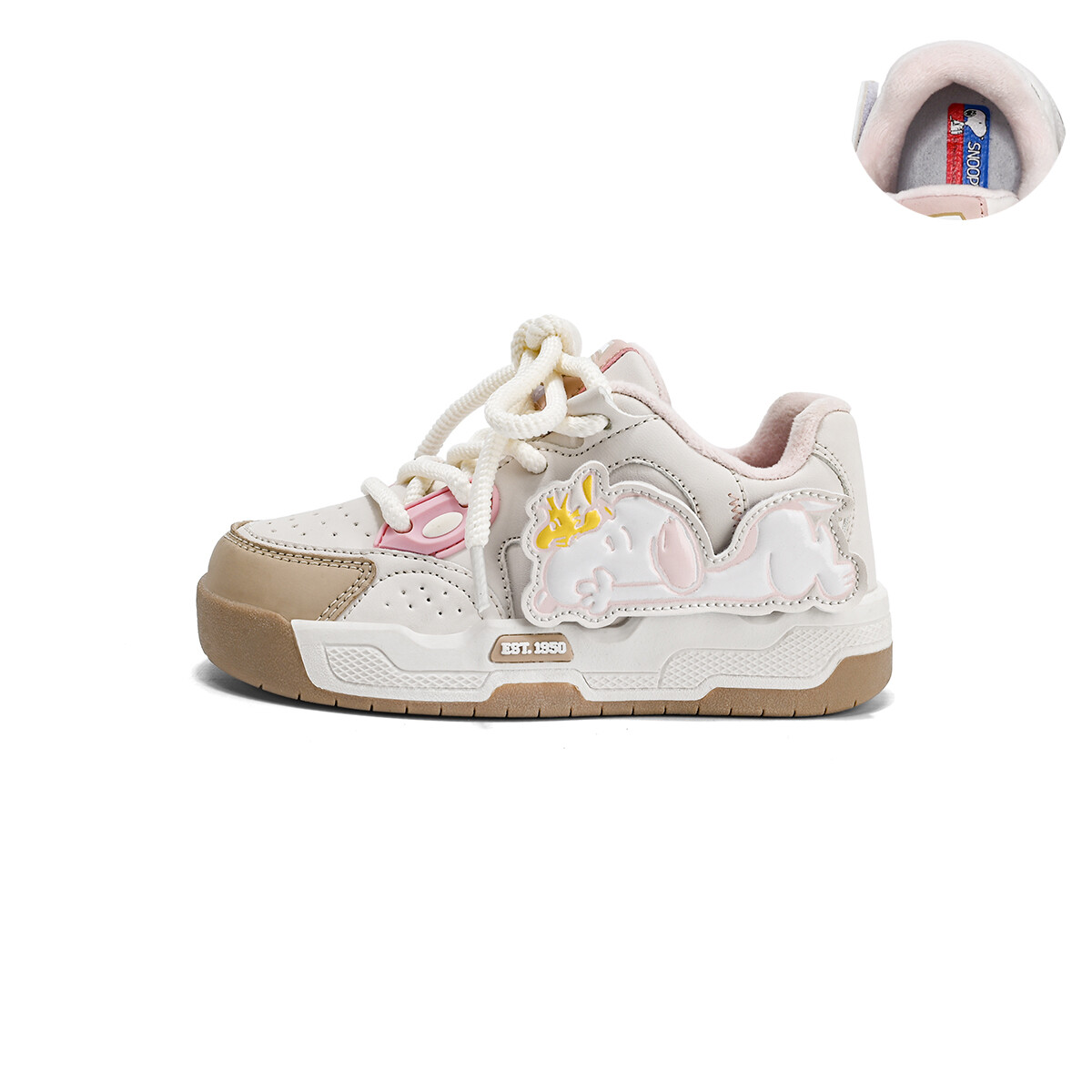 

Кроссовки Snoopy Kids Lifestyle Shoes Kids Low-top, цвет Cherry Blossom Pink