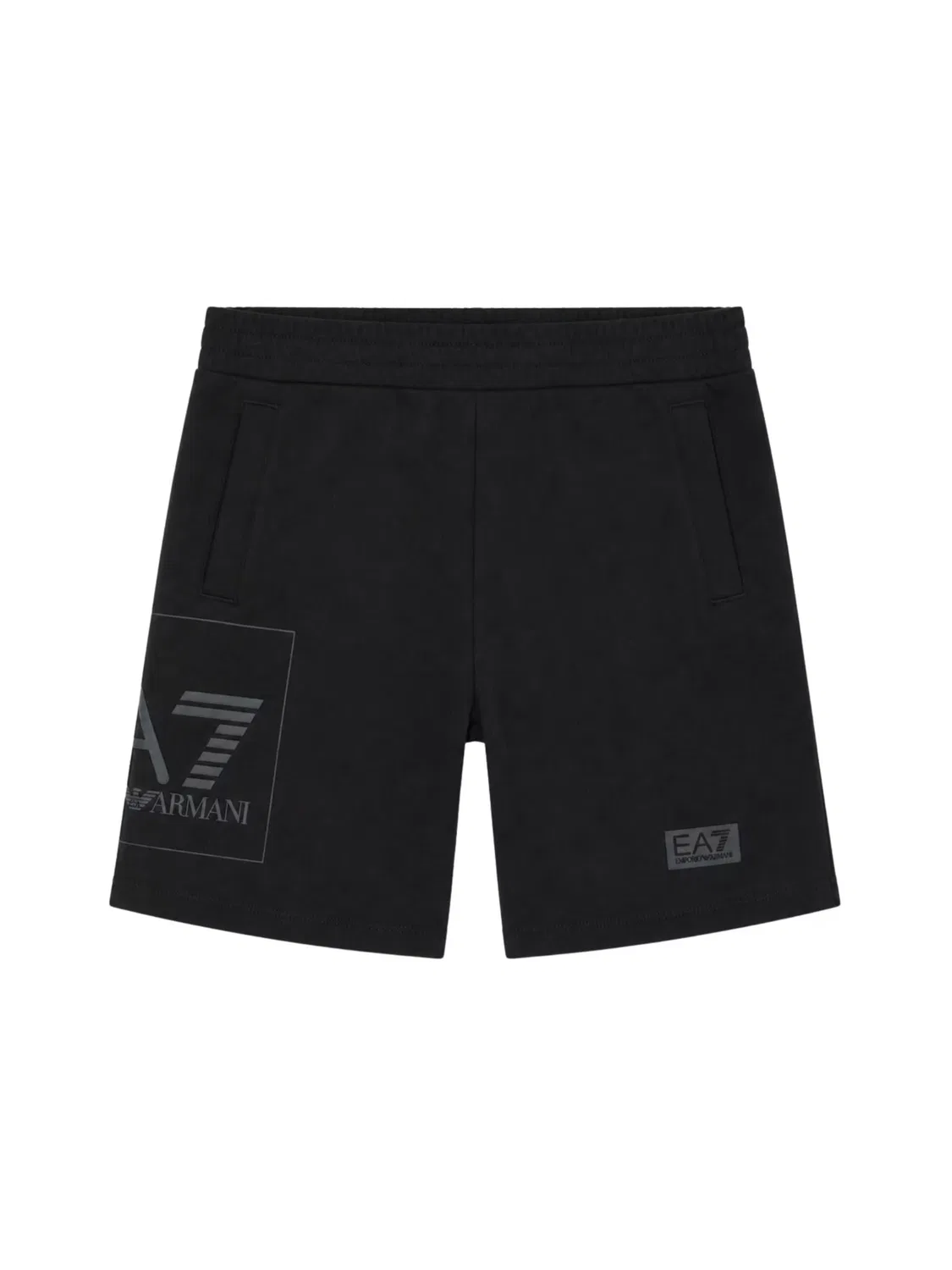 Шорты EA7 Emporio Armani Regular черного цвета