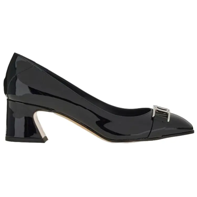 Туфли женские Ferragamo Vara High Heels, черный — фото 2