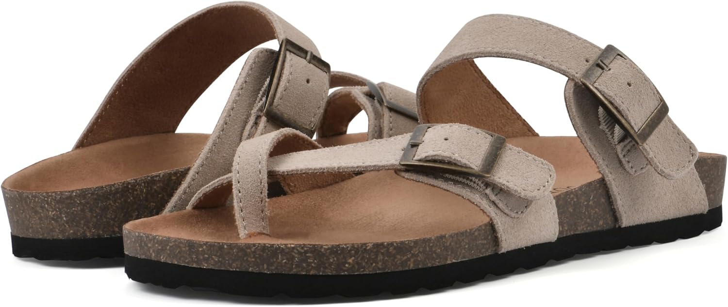 Сандалии WHITE MOUNTAIN Gracie с анатомической стелькой, Sandal Wood/Suede — фото 2