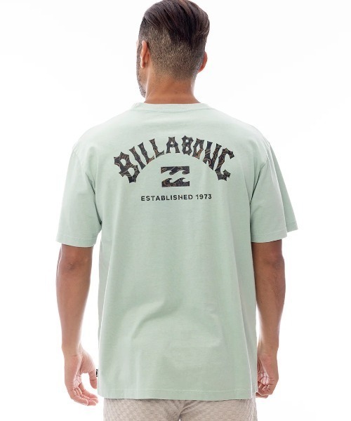 

Мужская футболка с коротким рукавом и принтом на спине Billabong, зеленый