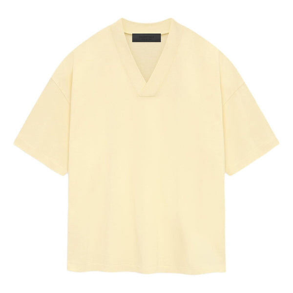

Футболка ss24 v neck t-shirt 'garden yellow' Fear Of God Essentials, желтый