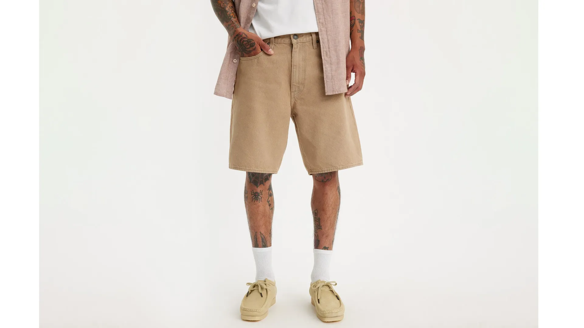 Джинсовые шорты Levi's "468 STAY LOOSE SHORTS BROWNS", цвет Brownstone Od Short