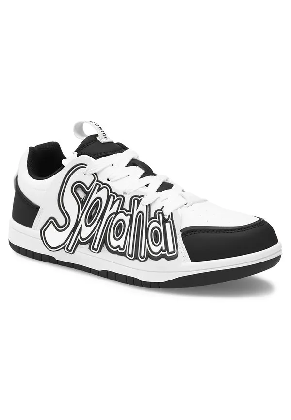 Низкие кроссовки Sprandi, White Black — фото 2