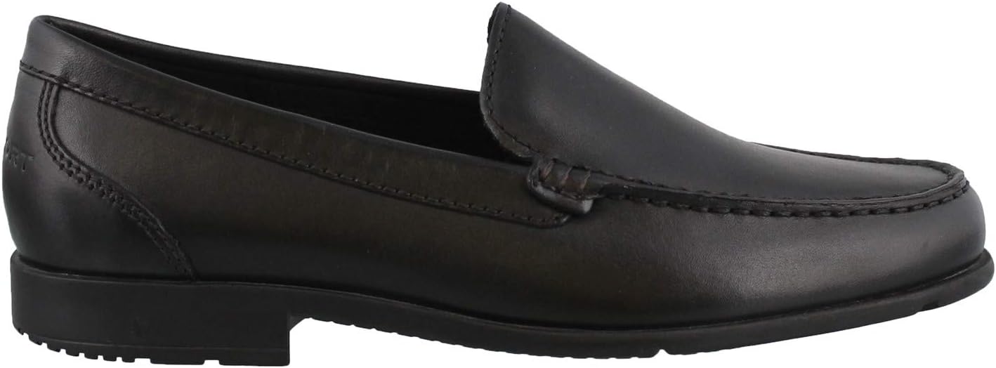 Мужские лоферы Rockport Classic Lite Venetian без застежки, черный — фото 2