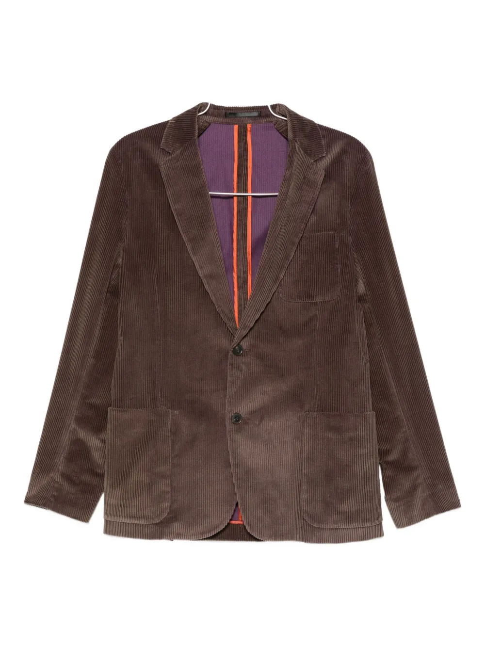 

Вельветовый пиджак Paul Smith, коричневый