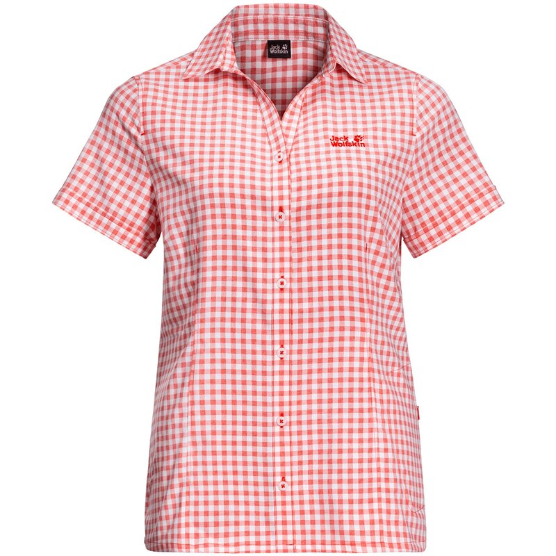 

Рубашка Кеплер женская Jack Wolfskin, красный