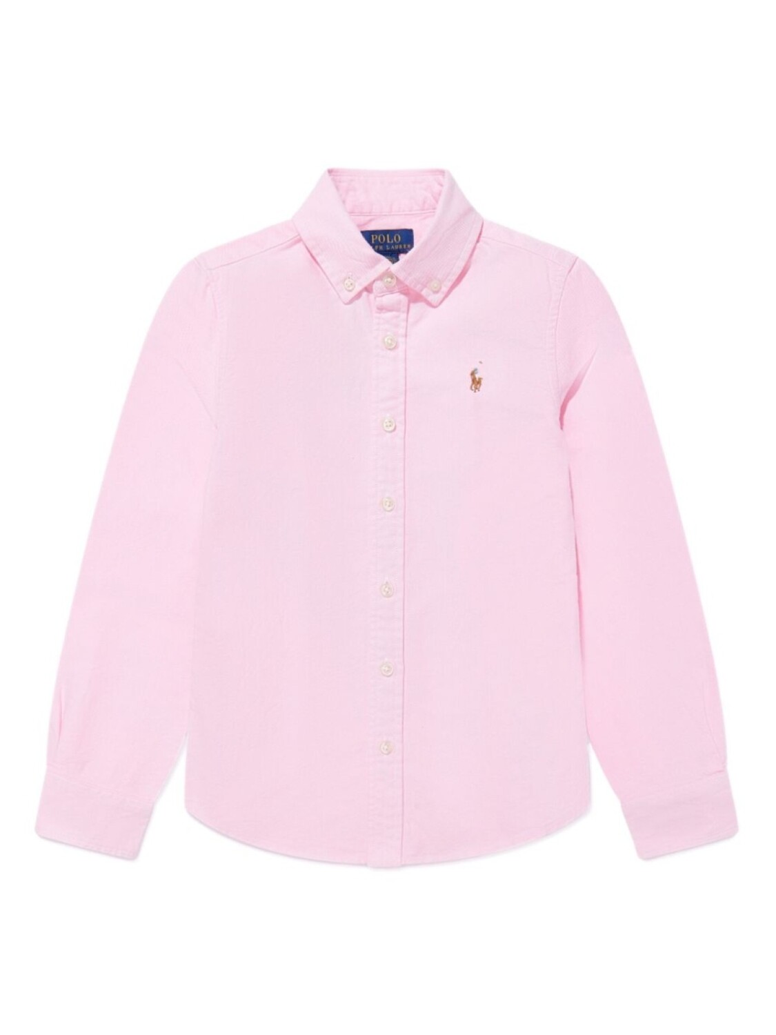

Рубашка с логотипом Polo Pony Ralph Lauren Kids, розовый