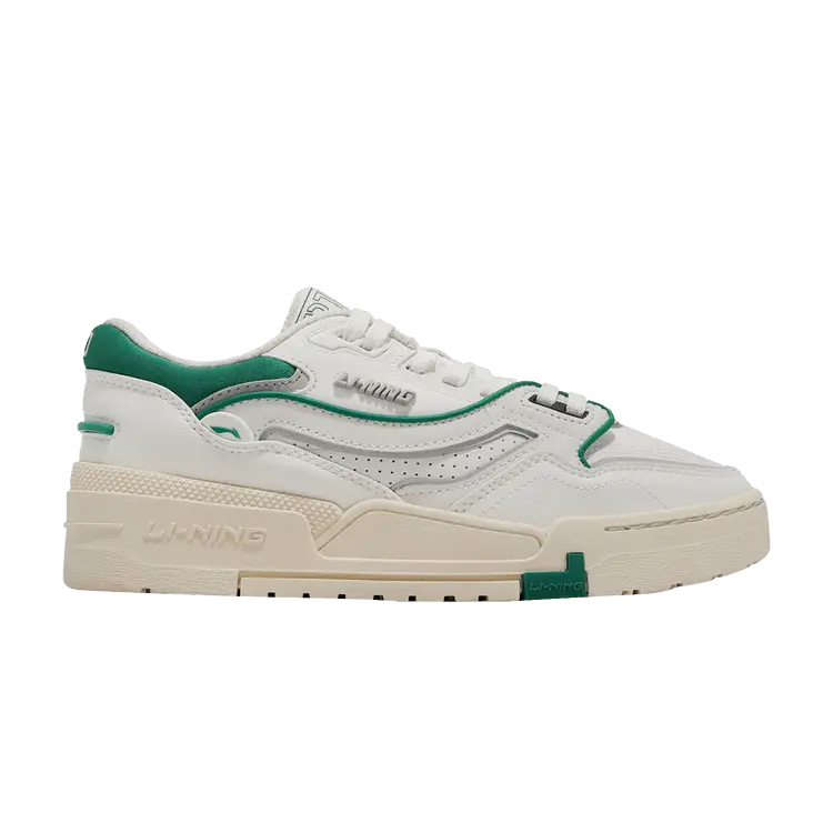 

Кроссовки Li-Ning Wmns 001 BTC White Deep Green, белый