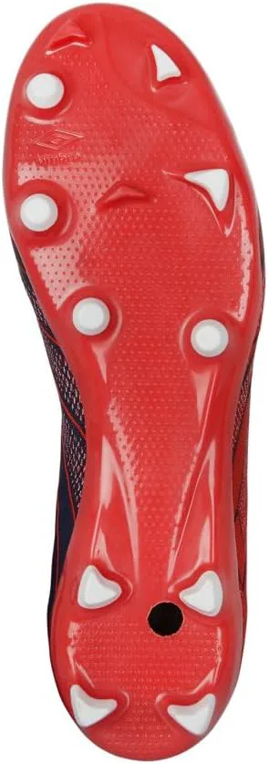 Футбольные бутсы Umbro Men's Velocita Elixir Pro FG, красный/белый/синий — фото 3