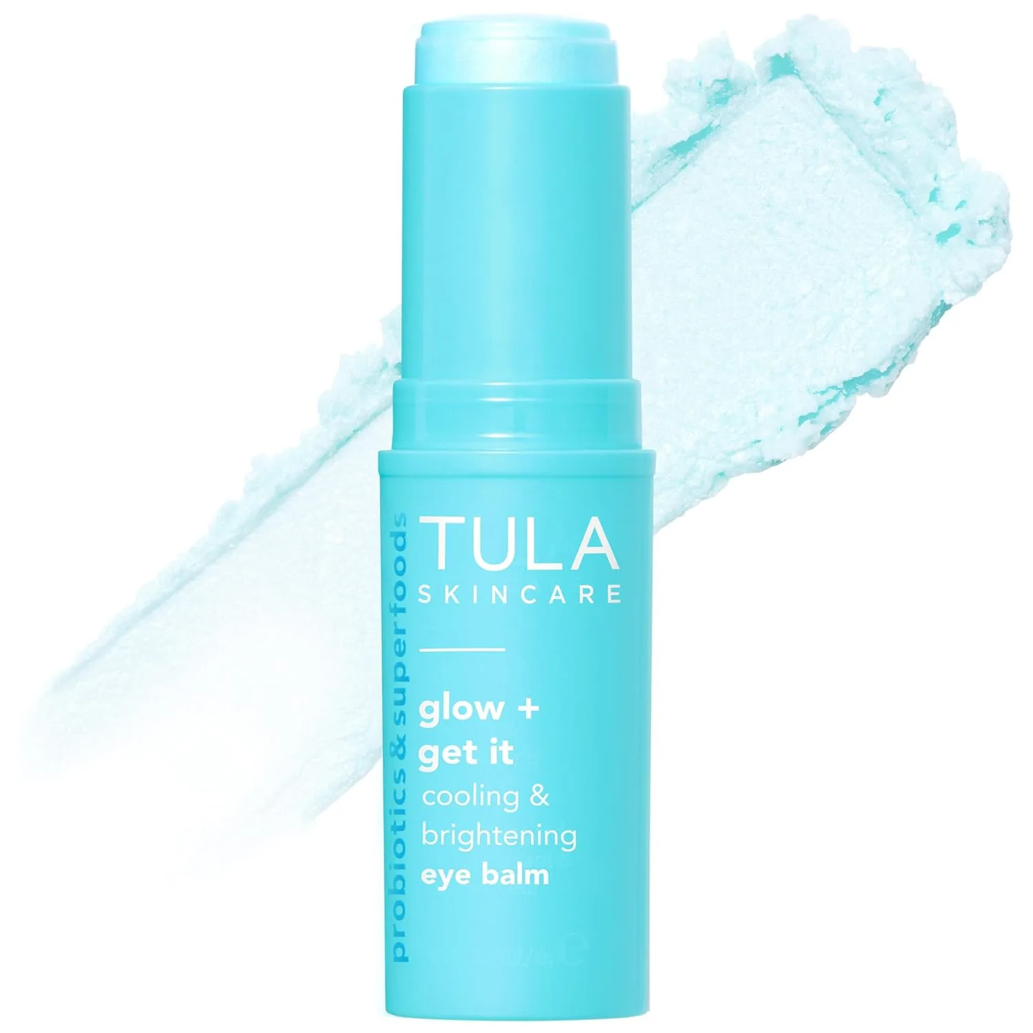 TULA Skin Care Spresso бальзам для кожи вокруг глаз с кофеином, увлажняющий и тонизирующий, против темных кругов, 10 г, Glow + Get It