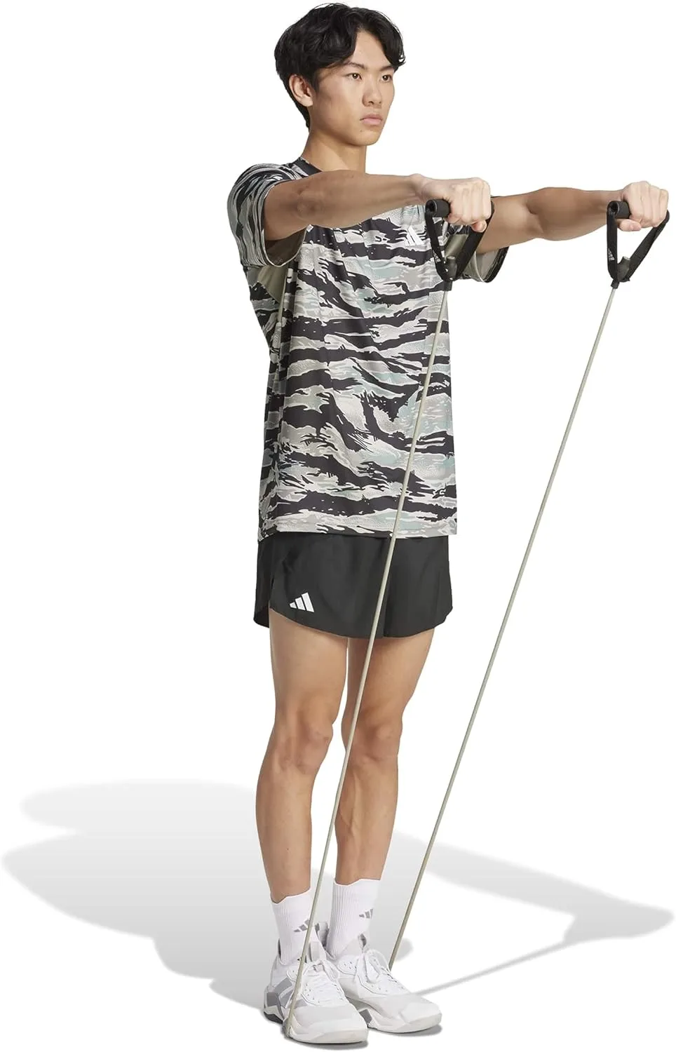 Футболка adidas Men's Train Essentials Camouflage All Over Printed — фото 2