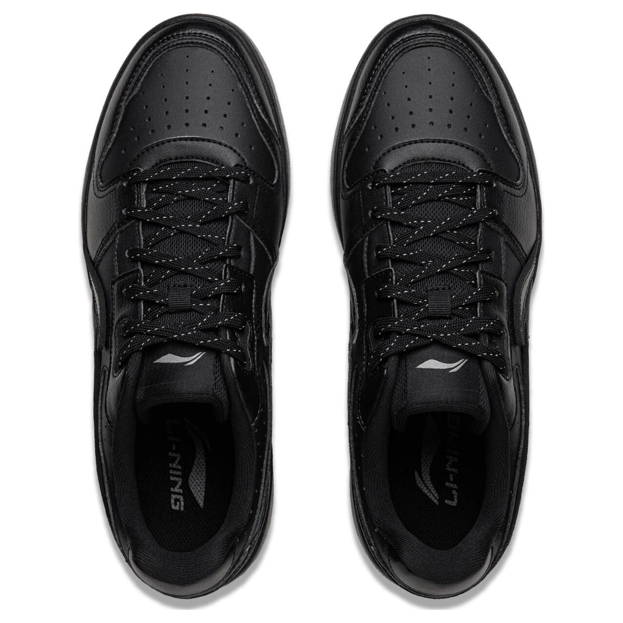 Кроссовки LINING Acer Truncatum Skateboarding Shoes Men Low-top Black, черный — фото 4