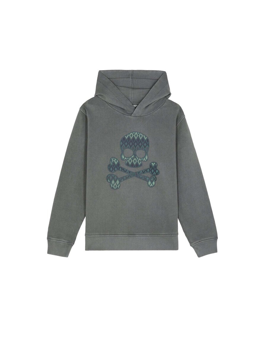 

Толстовка Scalpers Kilim Skull, серый