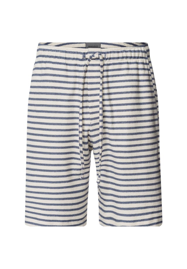 

Пижамные шорты летние свободные Hanro, цвет deep breeze stripe