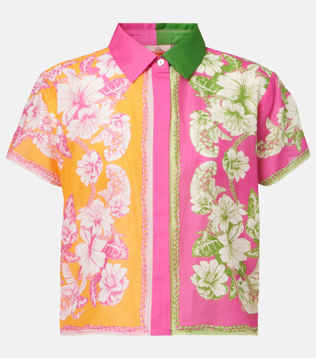 

Смешанные шарфы Floral Elegance хлопковая рубашка Farm Rio, Floral Elegance Mixed Scarves