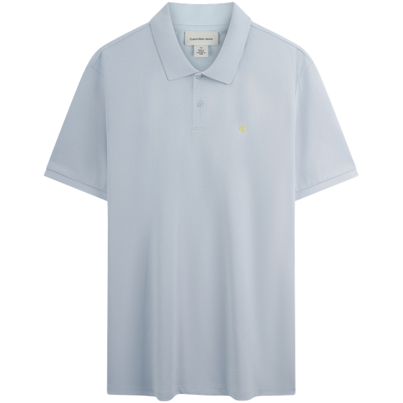 SS25 Polo Shirts Мужская поло с воротником Moderate Others Calvin Klein, 2jx-oat желтый — фото 3