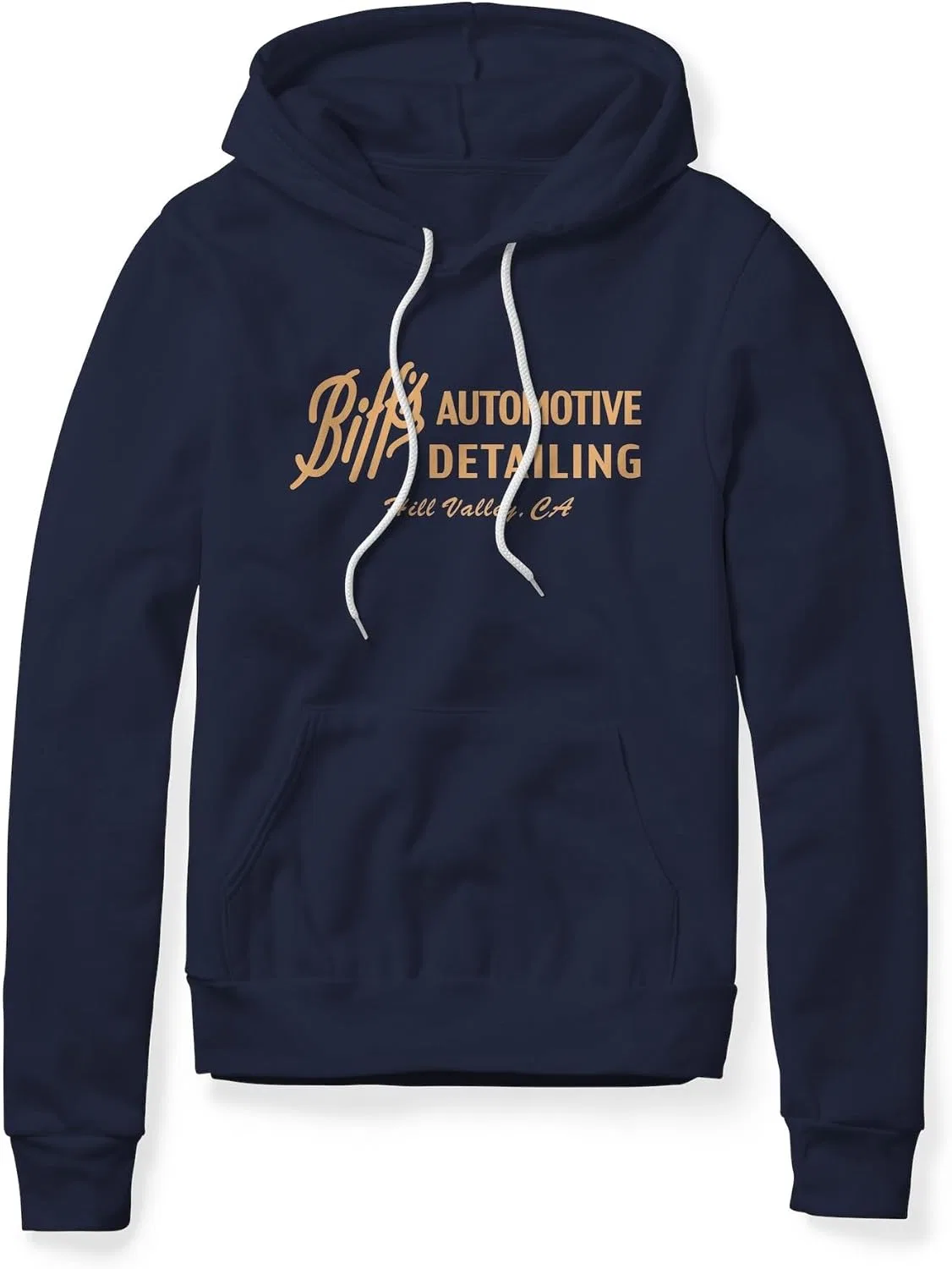 Толстовка с логотипом Biff's Automotive Detailing, хлопок/полиэстер, темно-синий