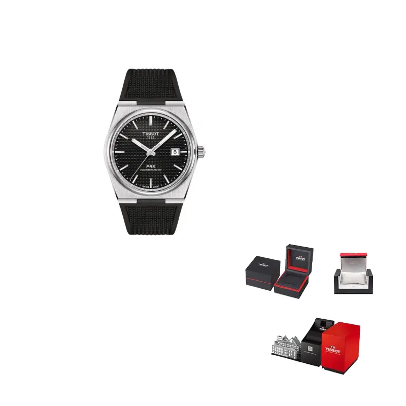 

TISSOT Часы Men's PRX Super Player Series Watch, Black Dial