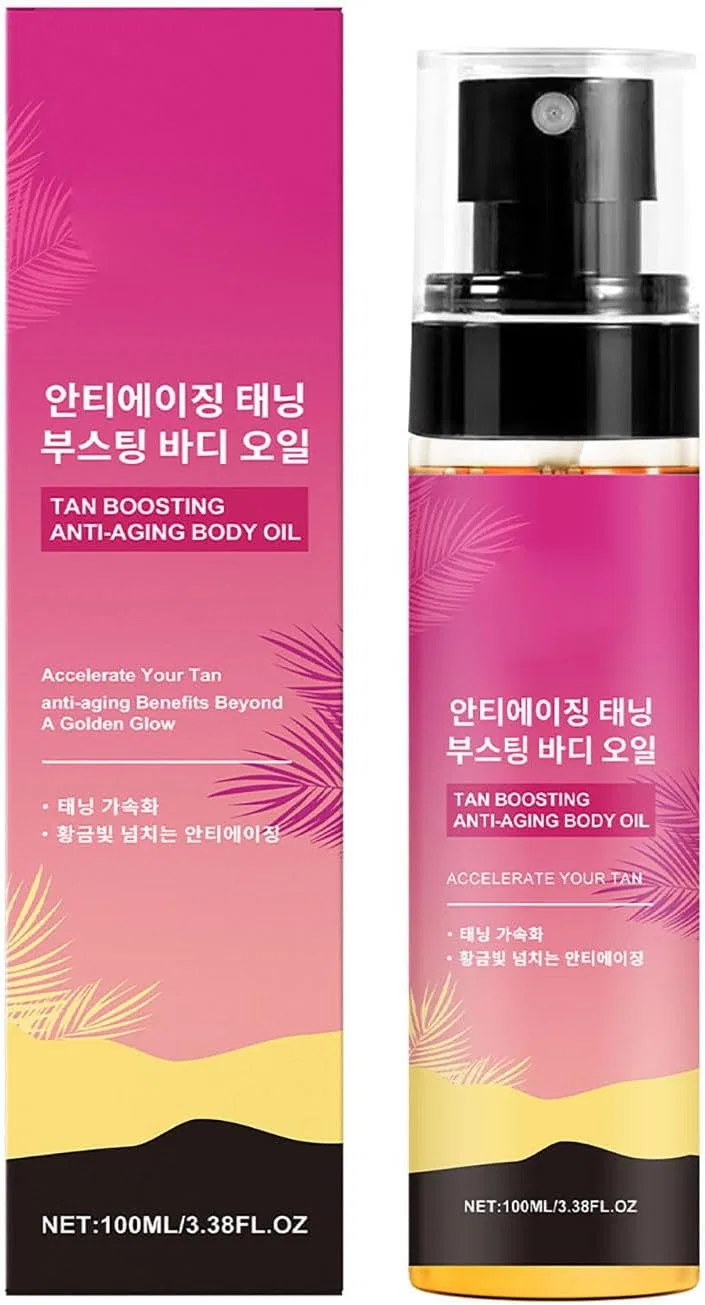 Масло для загара Boosting Ag Body Oil 20 SPF UVA/UVB 100 мл Generic
