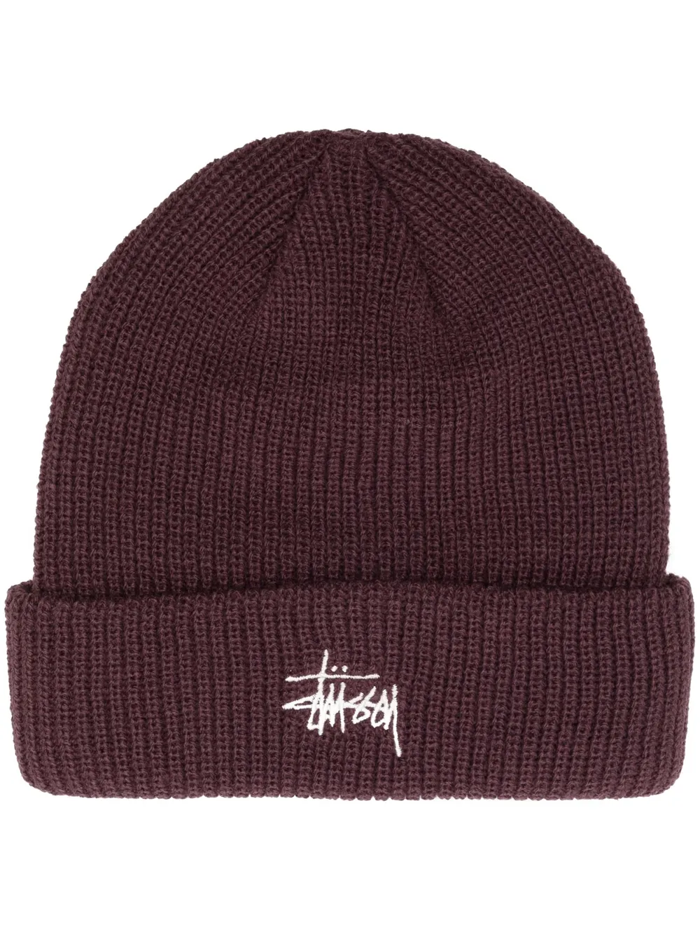 

Шапка бини с вышитым логотипом Stüssy, фиолетовый