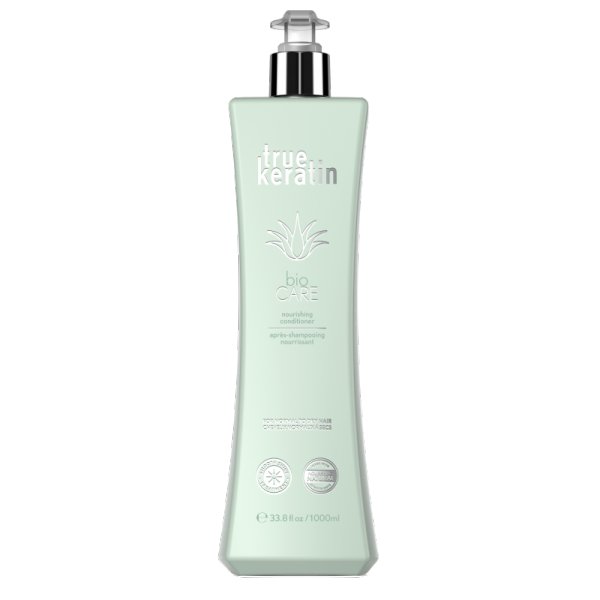 True Keratin Aloe Vera Bio Care Nourishing Conditioner - увлажняющий кондиционер с кератином и алоэ после кератина 1000 мл Inna marka — фото 2