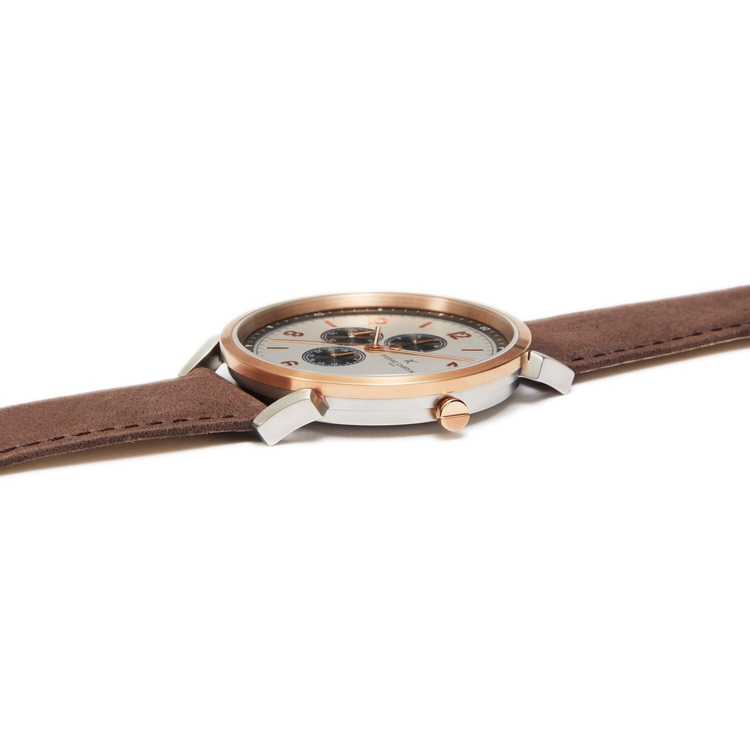 

Коричневые мужские часы Pierre Cardin