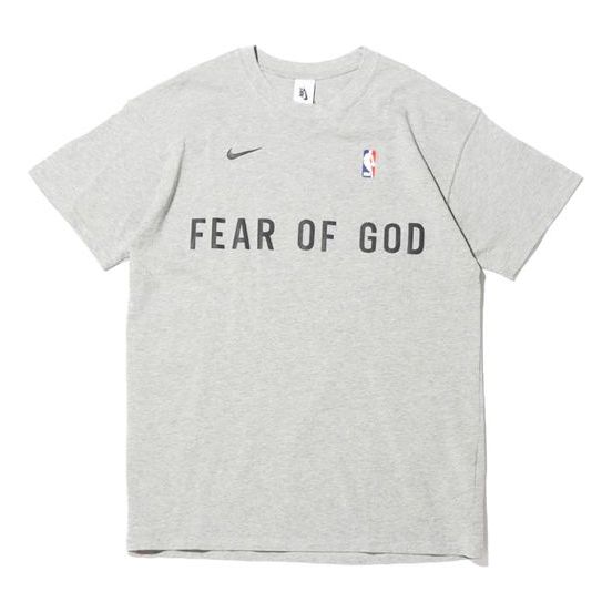 

Футболка x fear of god x nba с коротким рукавом мужские Nike, серый