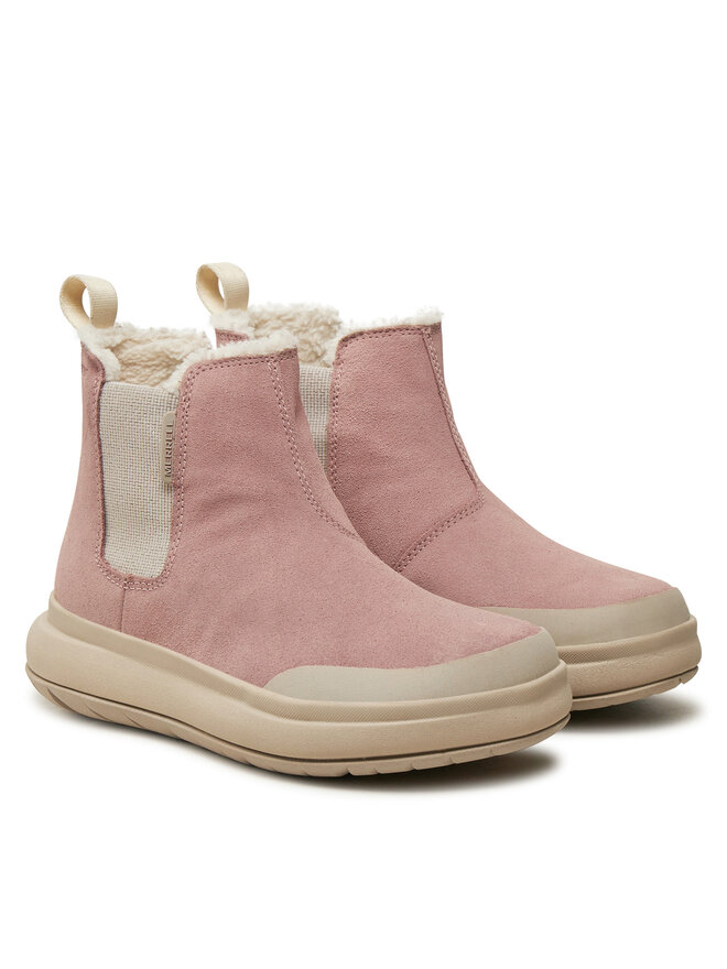 Ботинки женские Merrell Marquette Thermo замшевые, розовый — фото 3
