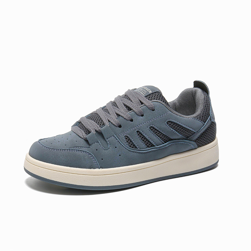 

Dao Tu Sen Низкие скейтерские кроссовки мужские серо-голубые Green Bamboo, цвет Gray Blue-(J701) Green Bamboo